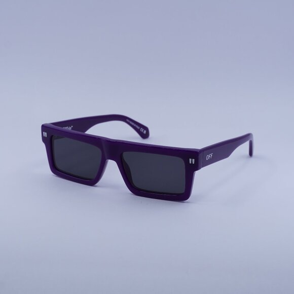 Off-White OERI13Z CHANDLER 3707 Sunglasses Purple Square Frame, Grey Lenses Off-White Chandler Sunglasses 3707 Purple - eye-oo.com main image 2